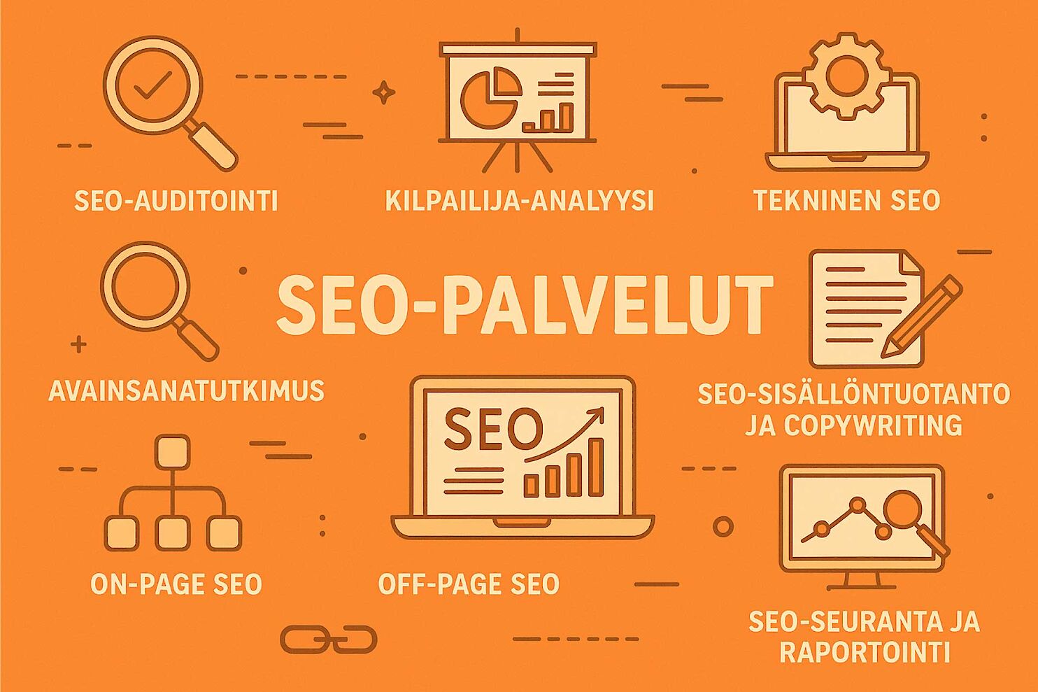 SEO-palvelut kattavasti listattuna